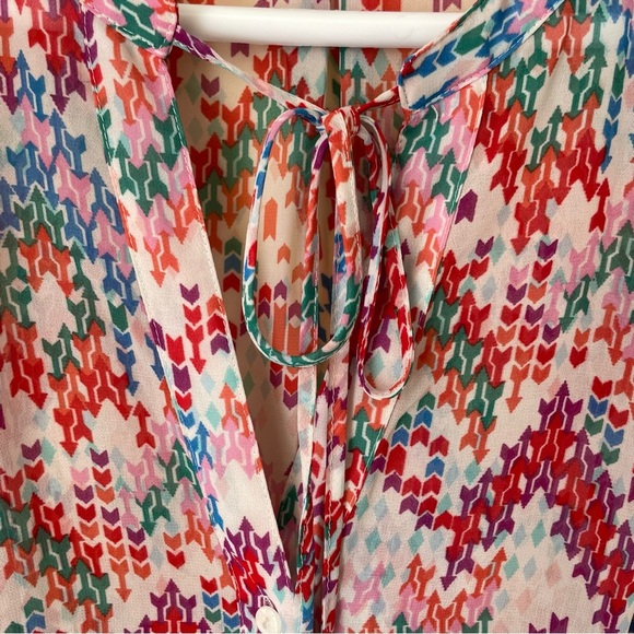 Daniel Rainn Women’s Size 1X multi colored sleeveless top - Picture 4 of 7